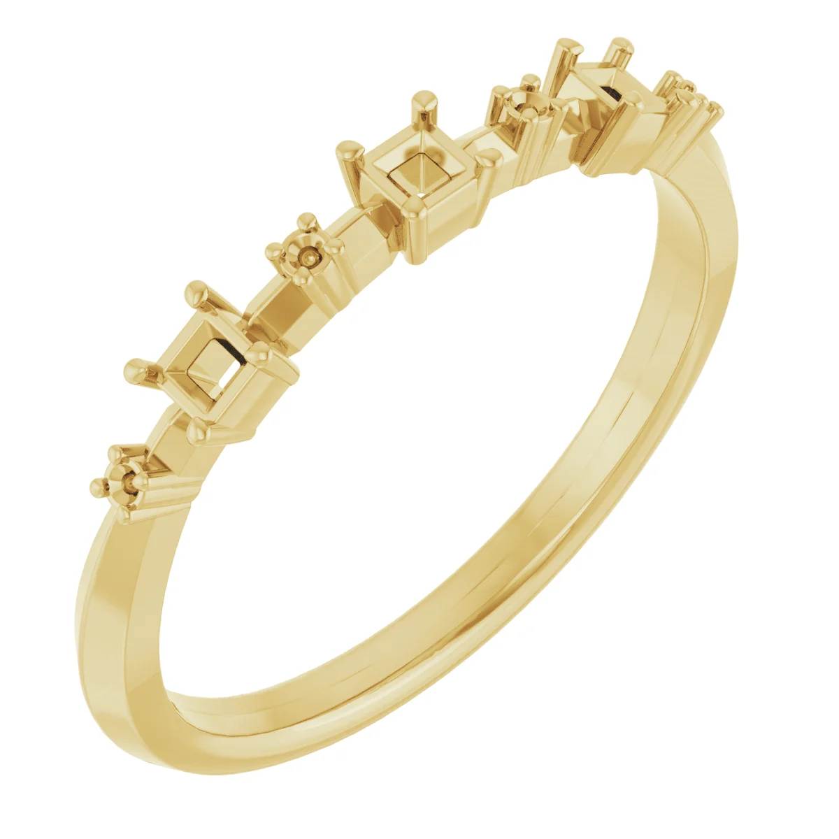 Long Bond band in 14K White Gold | Haejin Jewelry Brooklyn