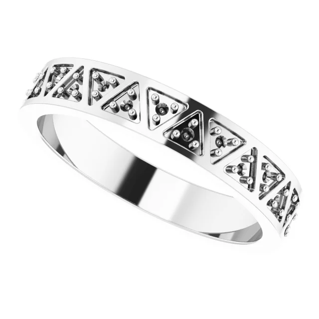 Geometric Anniversary Band view 5