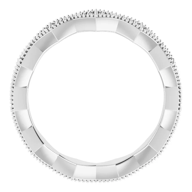 Geometric Eternity Band view 2