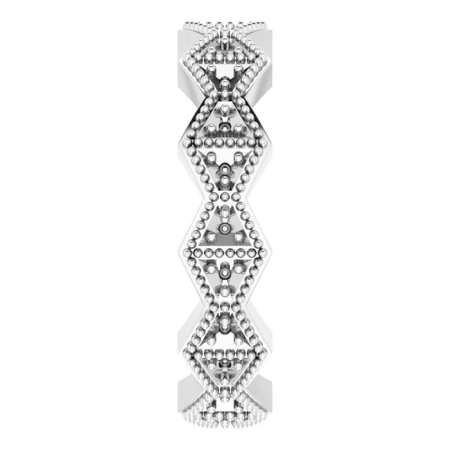 Geometric Eternity Band view 4