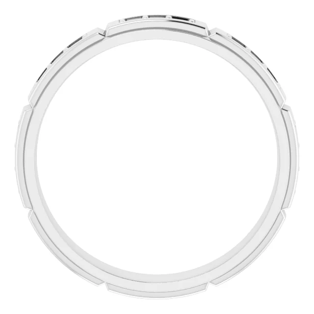 Accented Stepped-Edge Grooved Band view 2