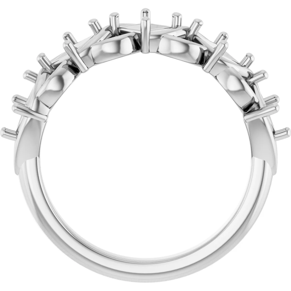 Woven-Design Anniversary Band view 2