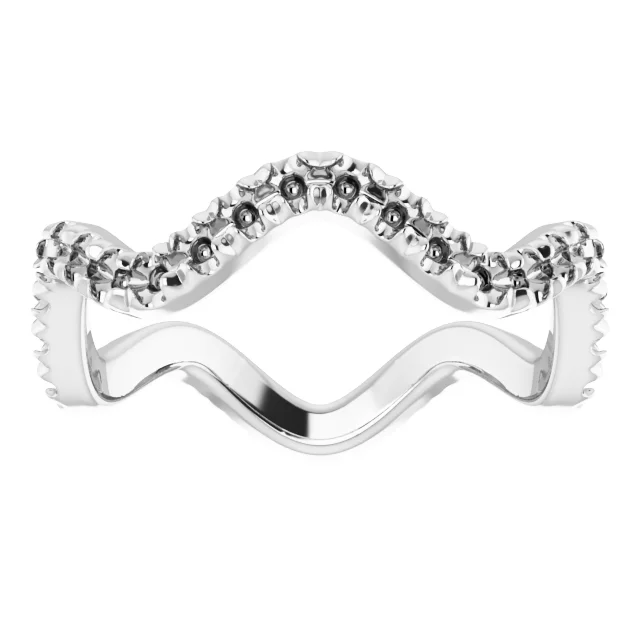 French-Set Eternity Band view 3