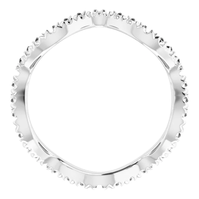 French-Set Eternity Band view 2