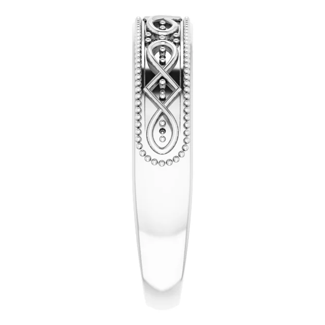 Celtic-Inspired Anniversary Band  view 4