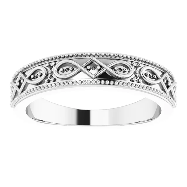 Celtic-Inspired Anniversary Band  view 3