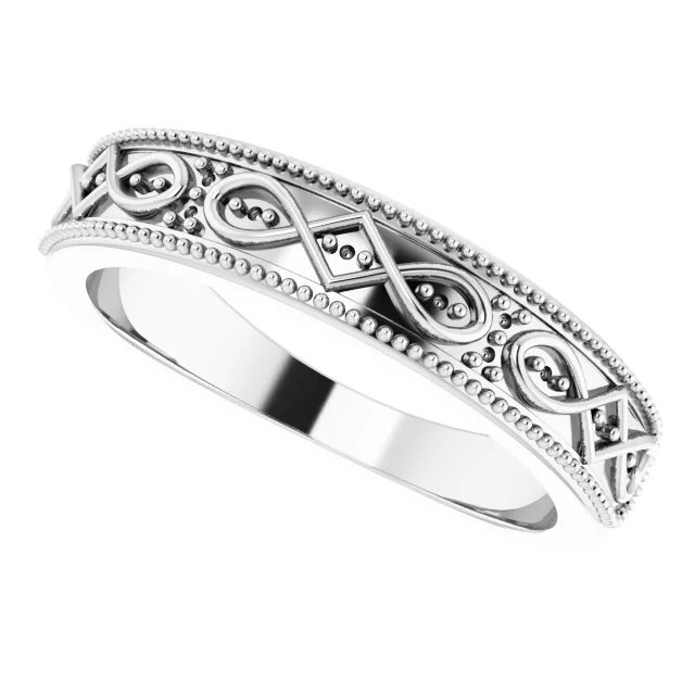 Celtic-Inspired Anniversary Band  view 5
