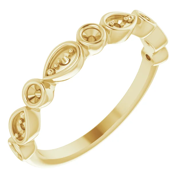 Long Bond band in 14K White Gold | Haejin Jewelry Brooklyn