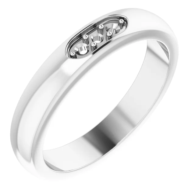 Three Points engagement ring setting