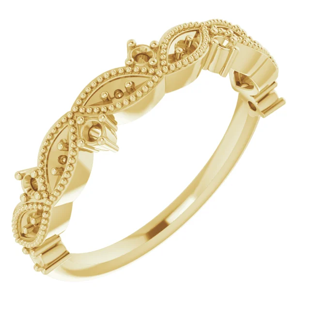 Long Bond band in 14K White Gold | Haejin Jewelry Brooklyn