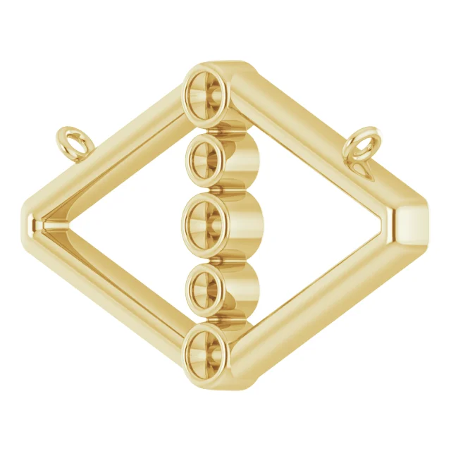 Geometric Necklace or Center view 2