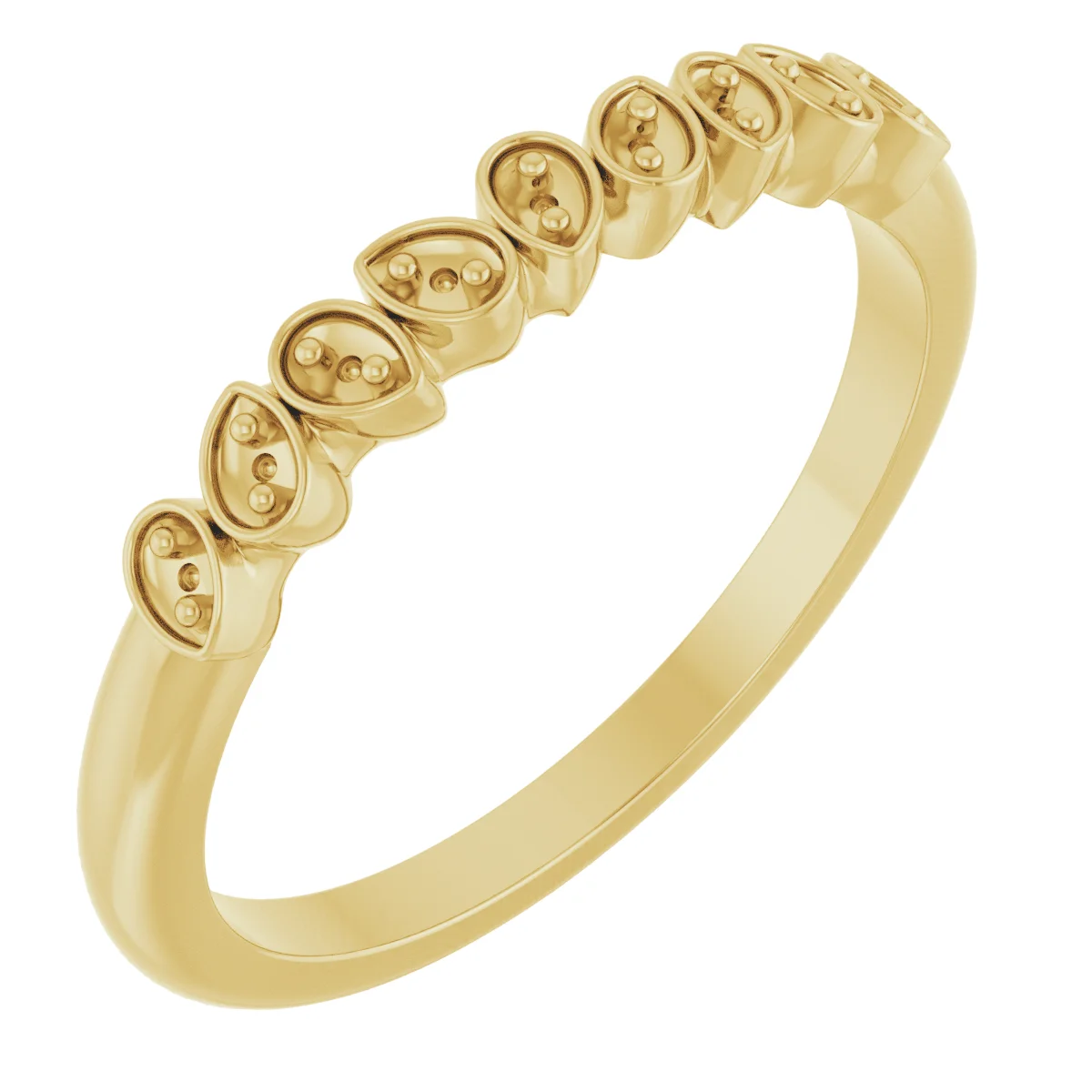Long Bond band in 14K White Gold | Haejin Jewelry Brooklyn
