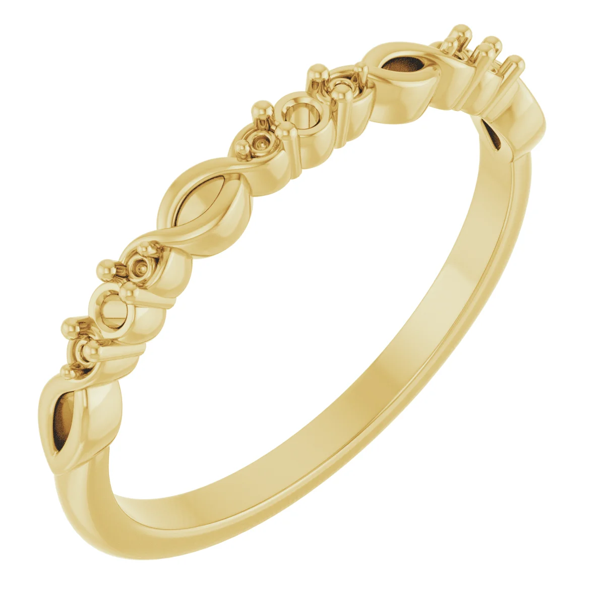 Long Bond band in 14K White Gold | Haejin Jewelry Brooklyn