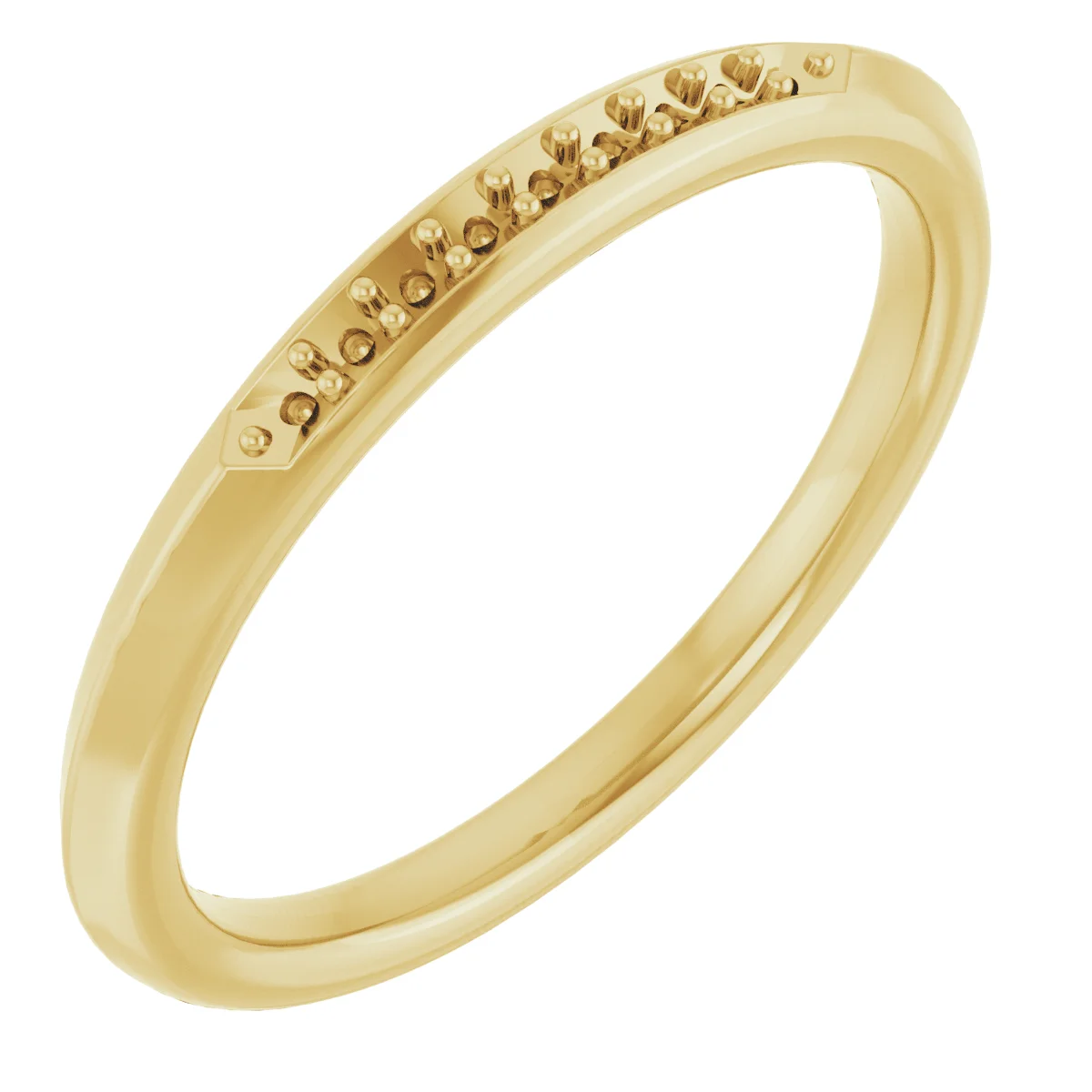 Long Bond band in 14K White Gold | Haejin Jewelry Brooklyn