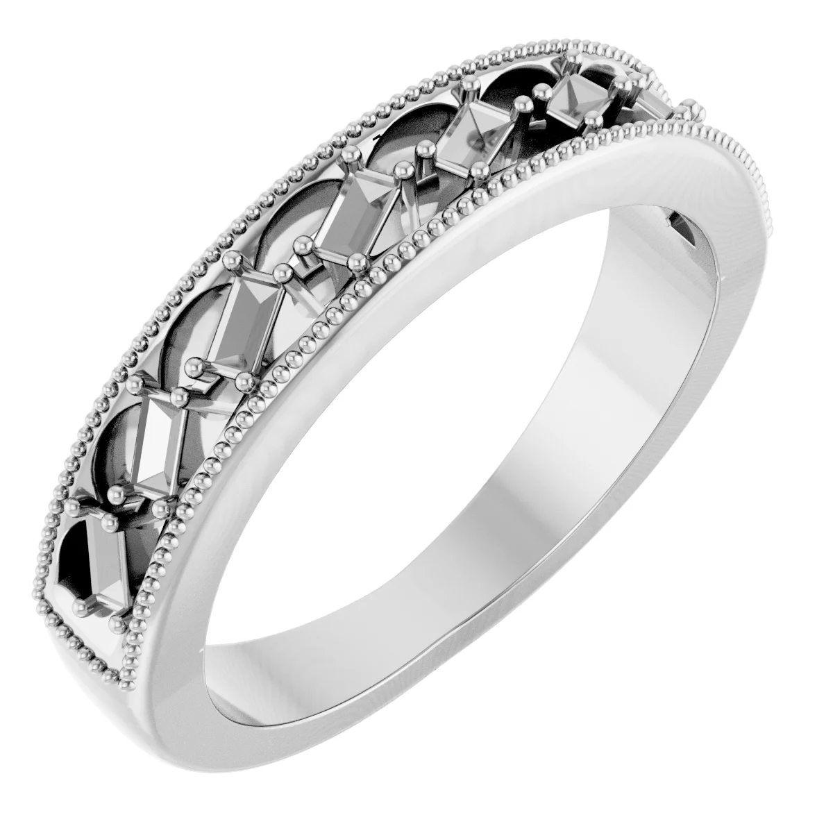 Long Bond engagement ring setting
