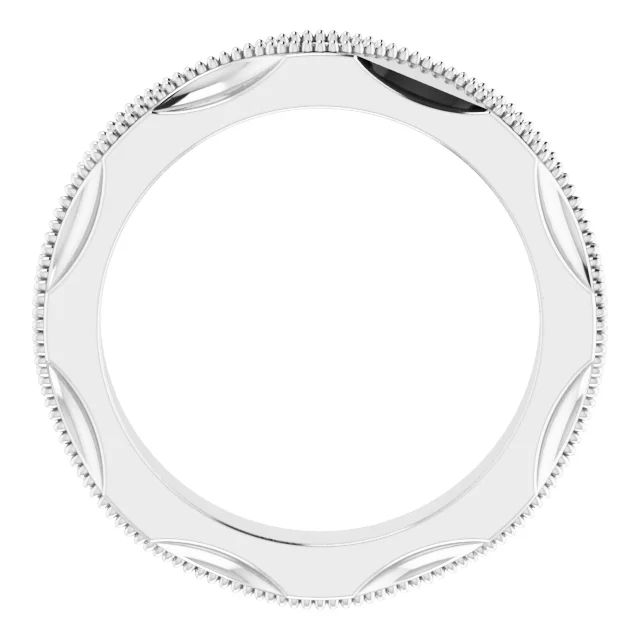 Vintage-Inspired Eternity Band view 2