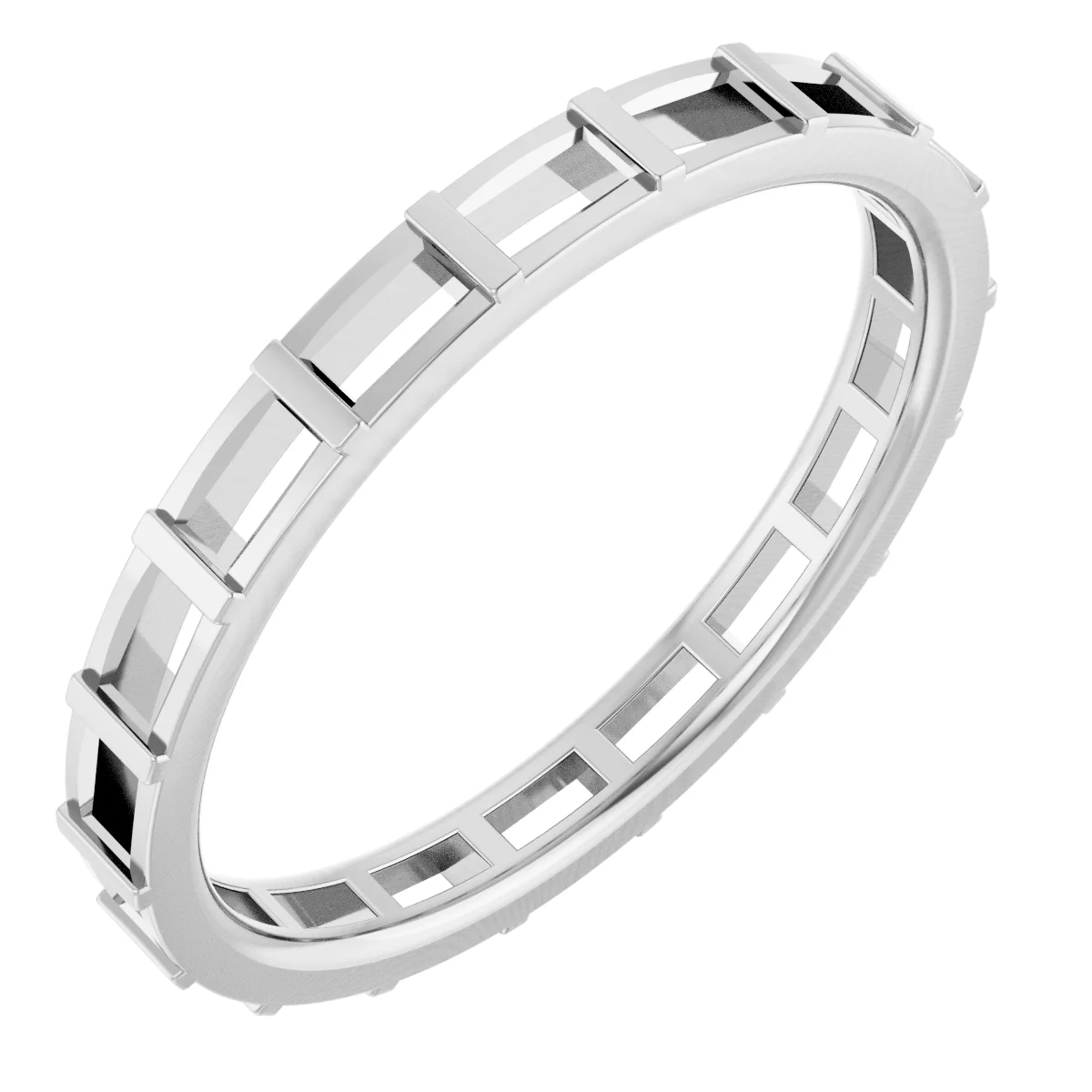 Channel-Set Baguette Eternity Band          engagement ring setting