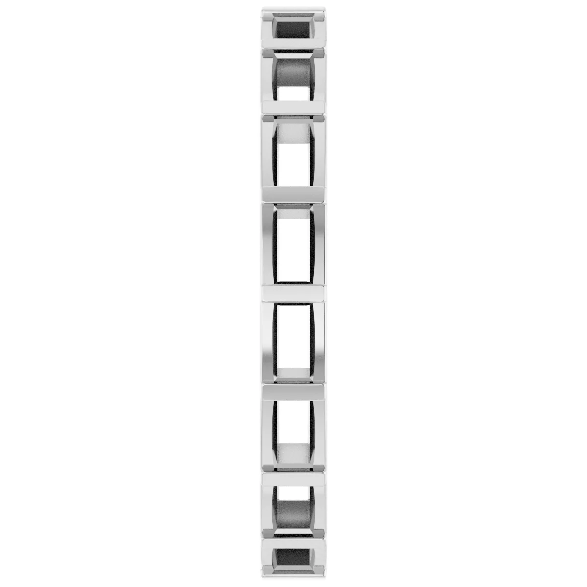 Channel-Set Baguette Eternity Band          view 4
