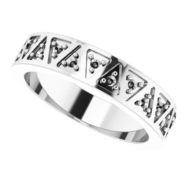 Geometric Eternity Band view 5
