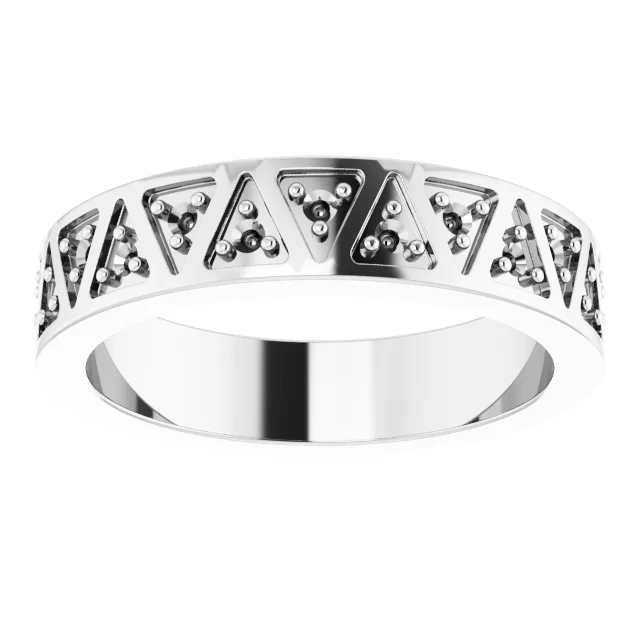 Geometric Eternity Band view 3