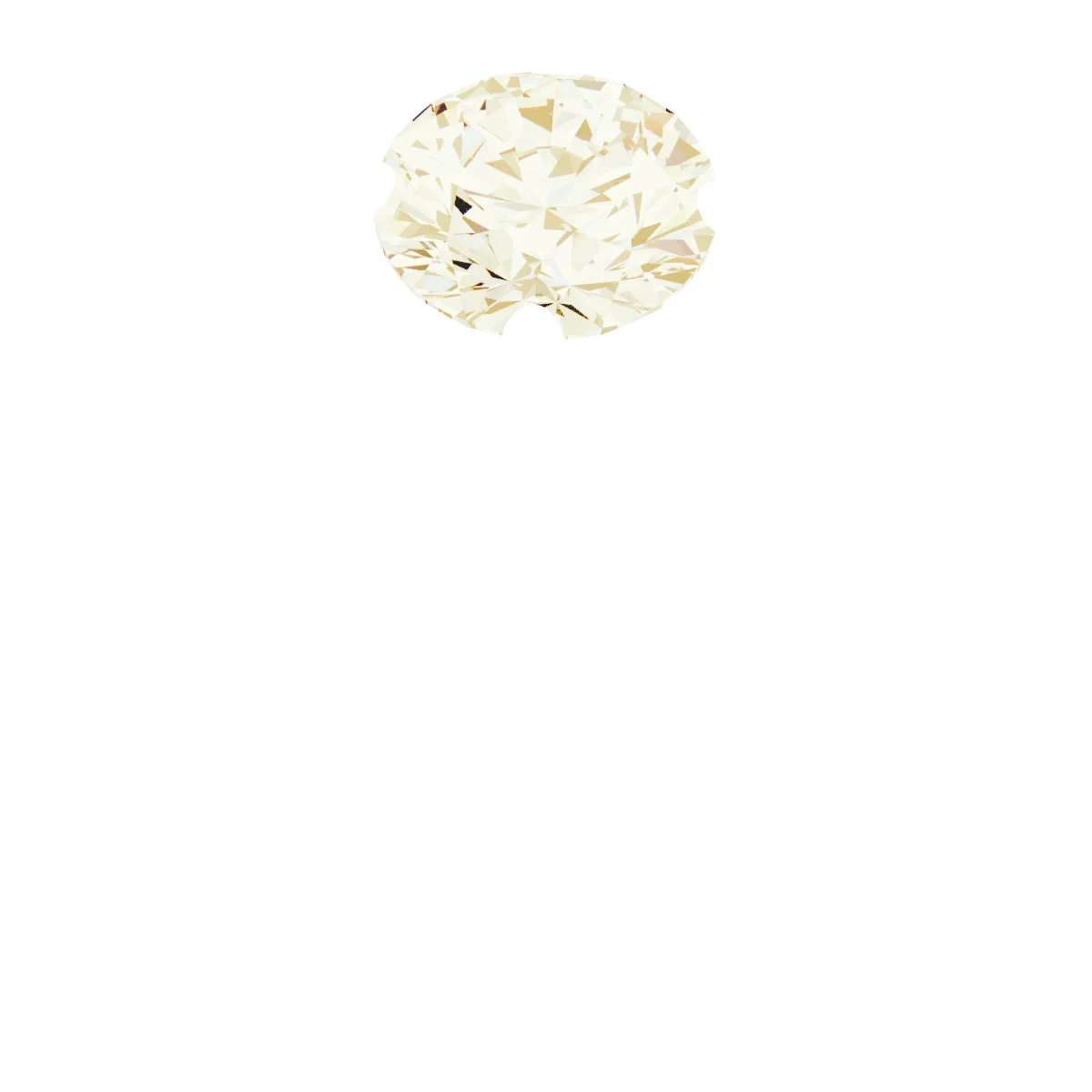 The Faustine engagement ring setting in 14K Yellow | Haejin Jewelry Brooklyn