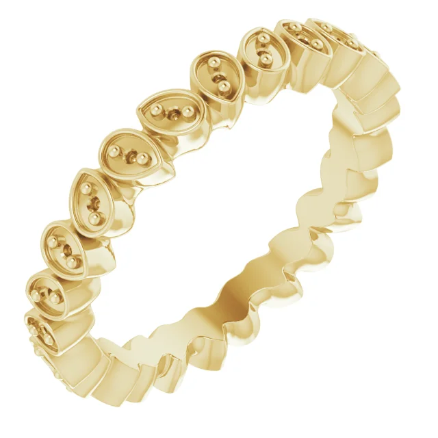 First Light band in 14K White Gold | Haejin Jewelry Brooklyn