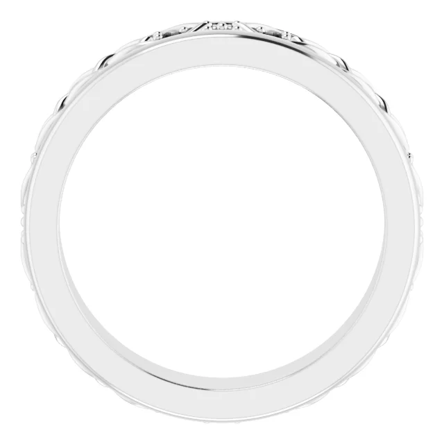 Celtic-Inspired Eternity Band view 2