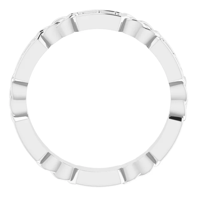 Celtic-Inspired Eternity Band view 2