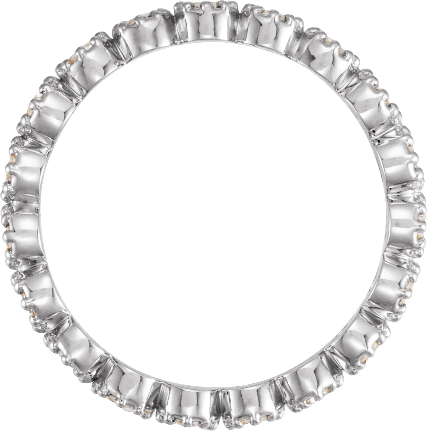 Rose-Cut Eternity Band view 2