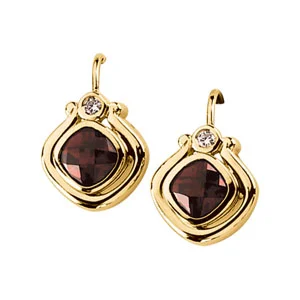 Accented Bezel-Set Earrings engagement ring setting