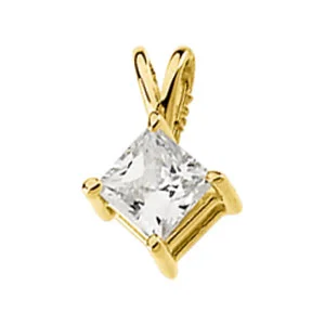 Solitaire Pendant engagement ring setting