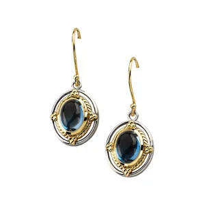 Cabochon Earrings engagement ring setting