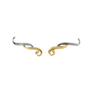 Freeform Ear Climbers  engagement ring setting