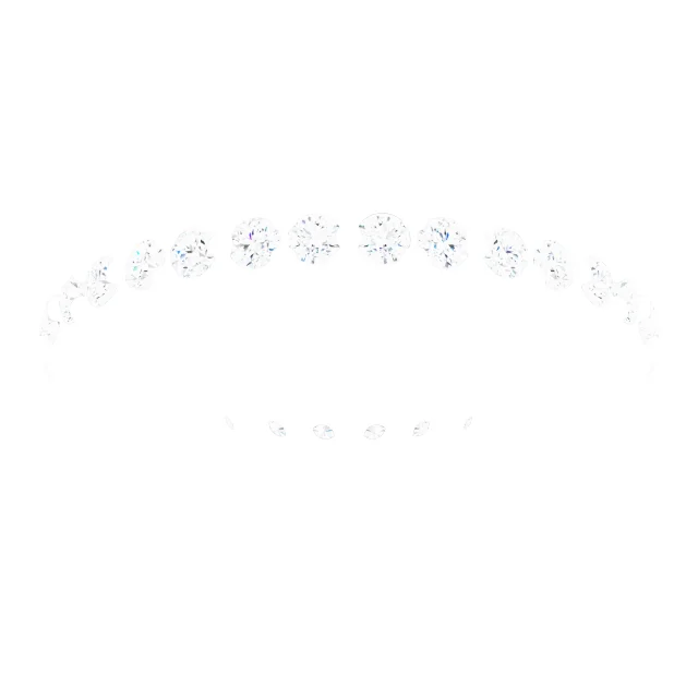 Scalloped Eternity Band view 3