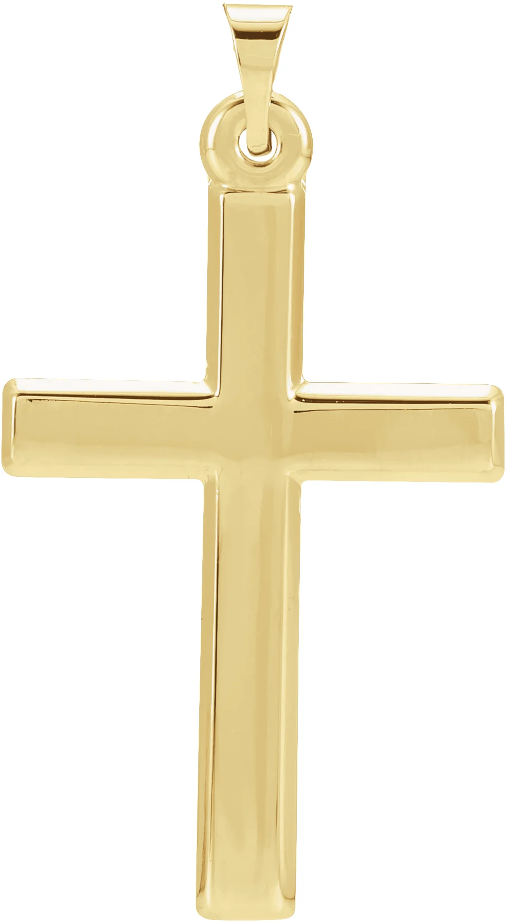 Cross Necklace or Pendant in 14K Yellow Gold | Haejin Jewelry Brooklyn