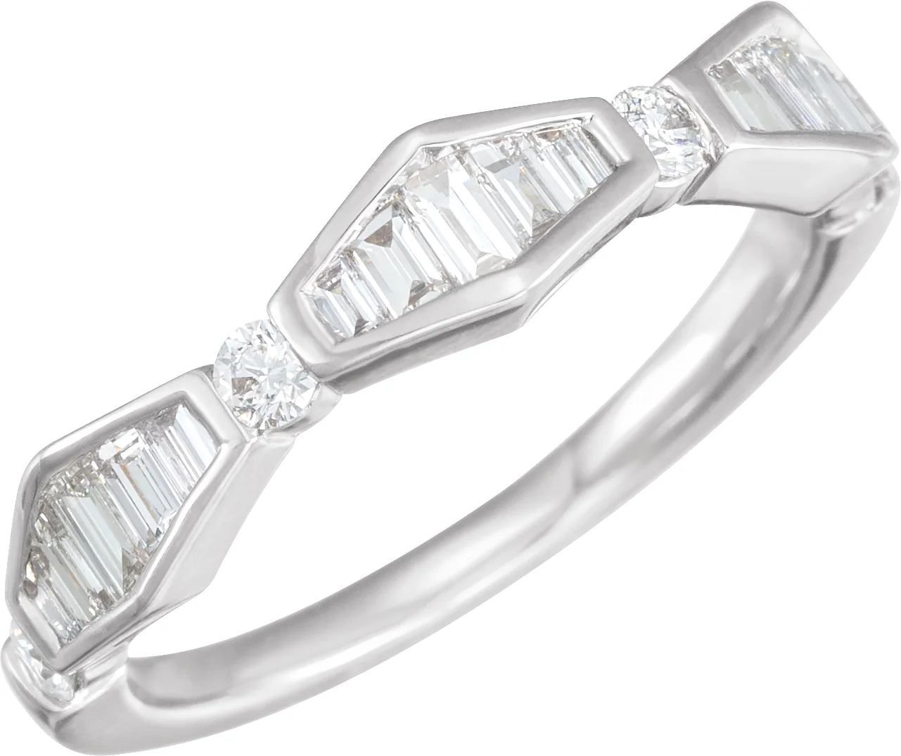 Long Bond engagement ring setting