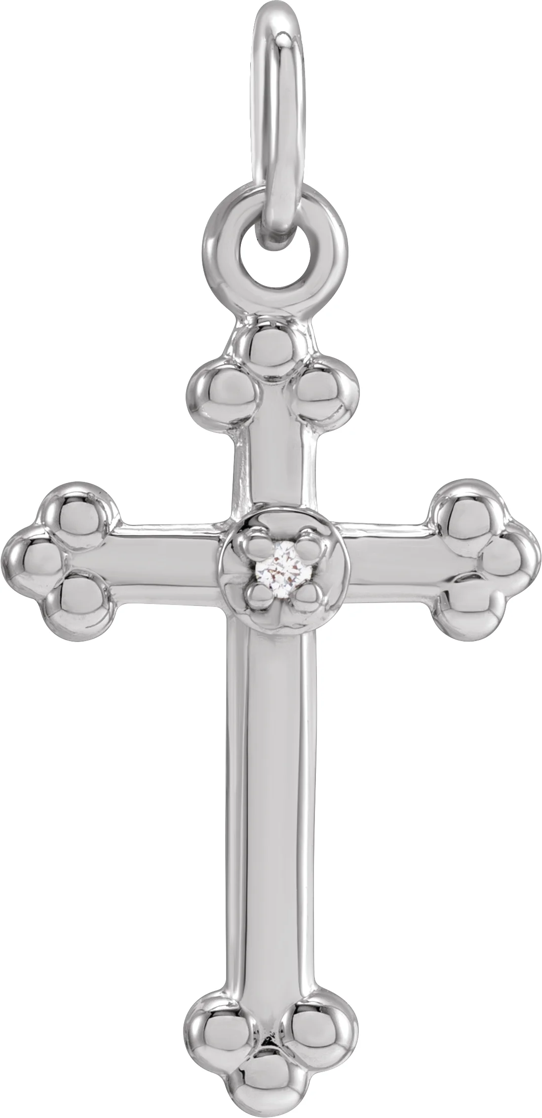 Cross Pendant  engagement ring setting