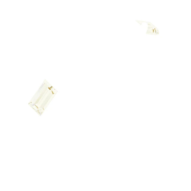 Three-Stone Fleur-de-Lis Anniversary Band band in 14K White Gold | Haejin Jewelry Brooklyn