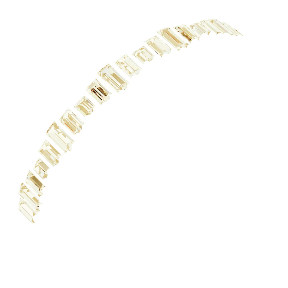 Graduated Baguette Anniversary Band band in 14K White Gold | Haejin Jewelry Brooklyn