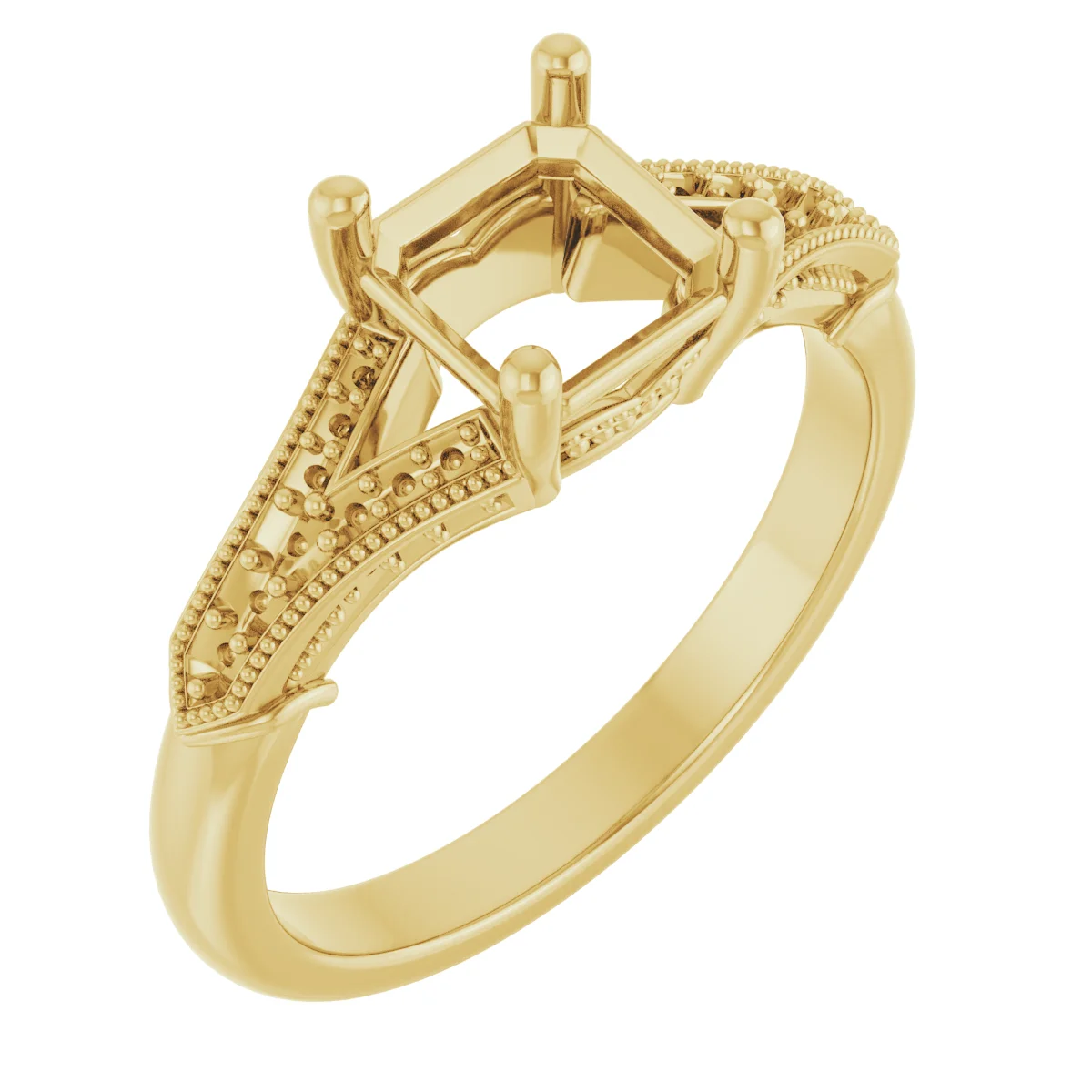 The Cleopatra engagement ring setting