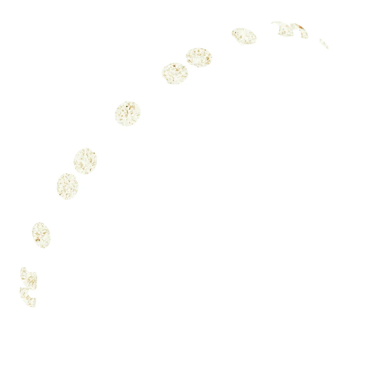 Geometric Anniversary Band band in 14K White Gold | Haejin Jewelry Brooklyn