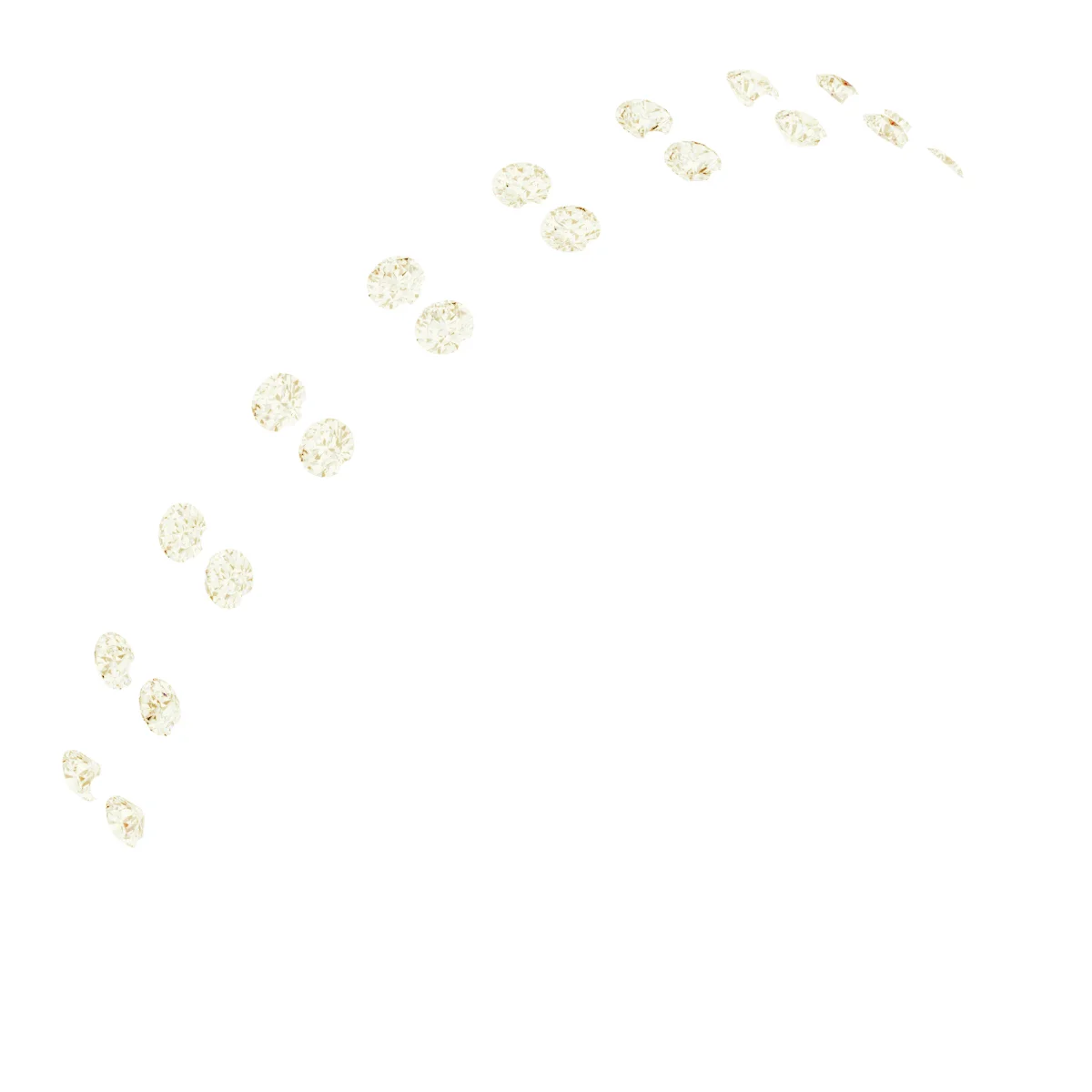 Art Deco Anniversary Band band in 14K White Gold | Haejin Jewelry Brooklyn