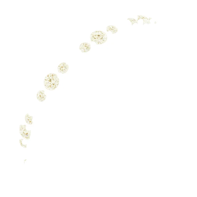 Beaded Edge Scalloped Eternity Band band in 14K White Gold | Haejin Jewelry Brooklyn