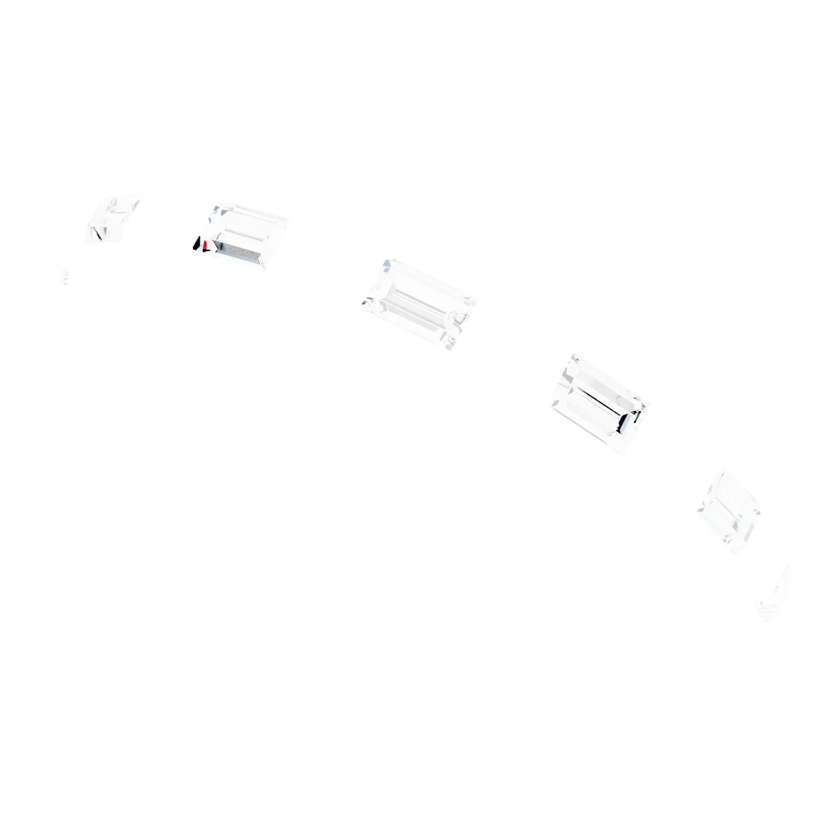 Channel-Set Geometric Anniversary Band view 5