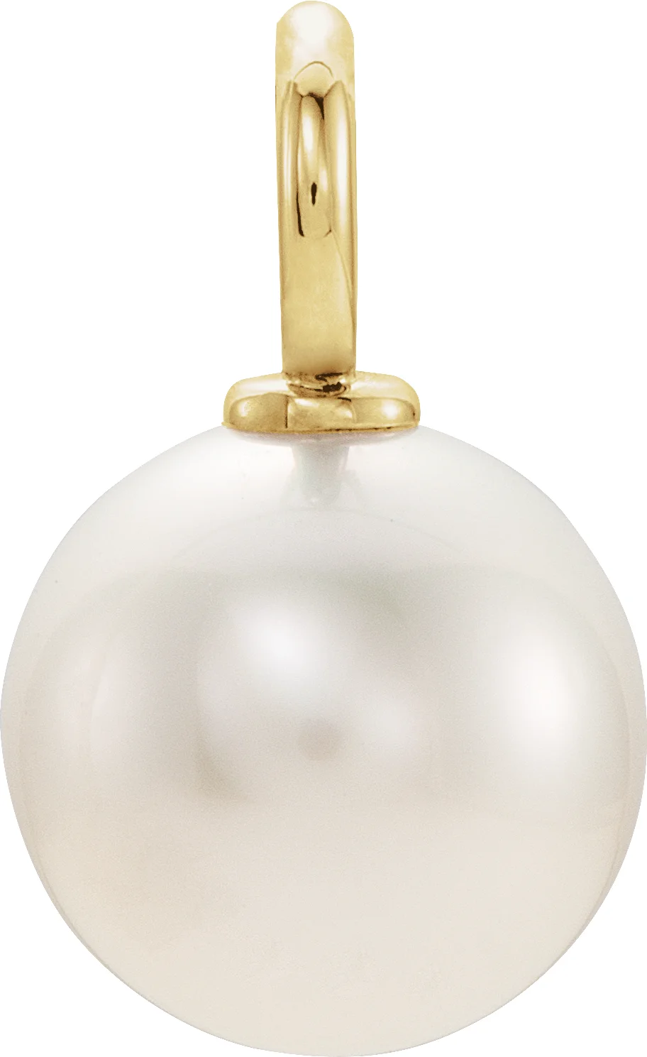 Pearl Pendant in 14K Yellow Gold | Haejin Jewelry Brooklyn