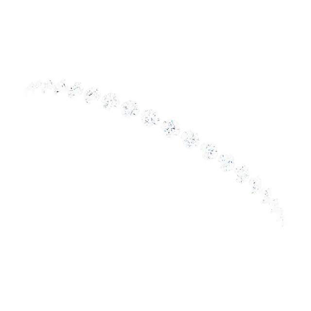 Beaded Geometric French-Set Eternity Band view 5