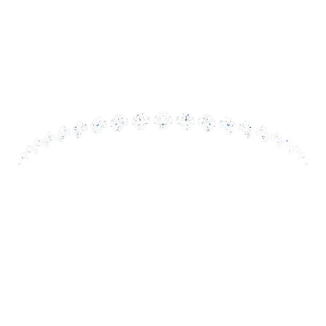Beaded Geometric French-Set Eternity Band view 3