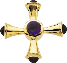 Cross Pendant engagement ring setting