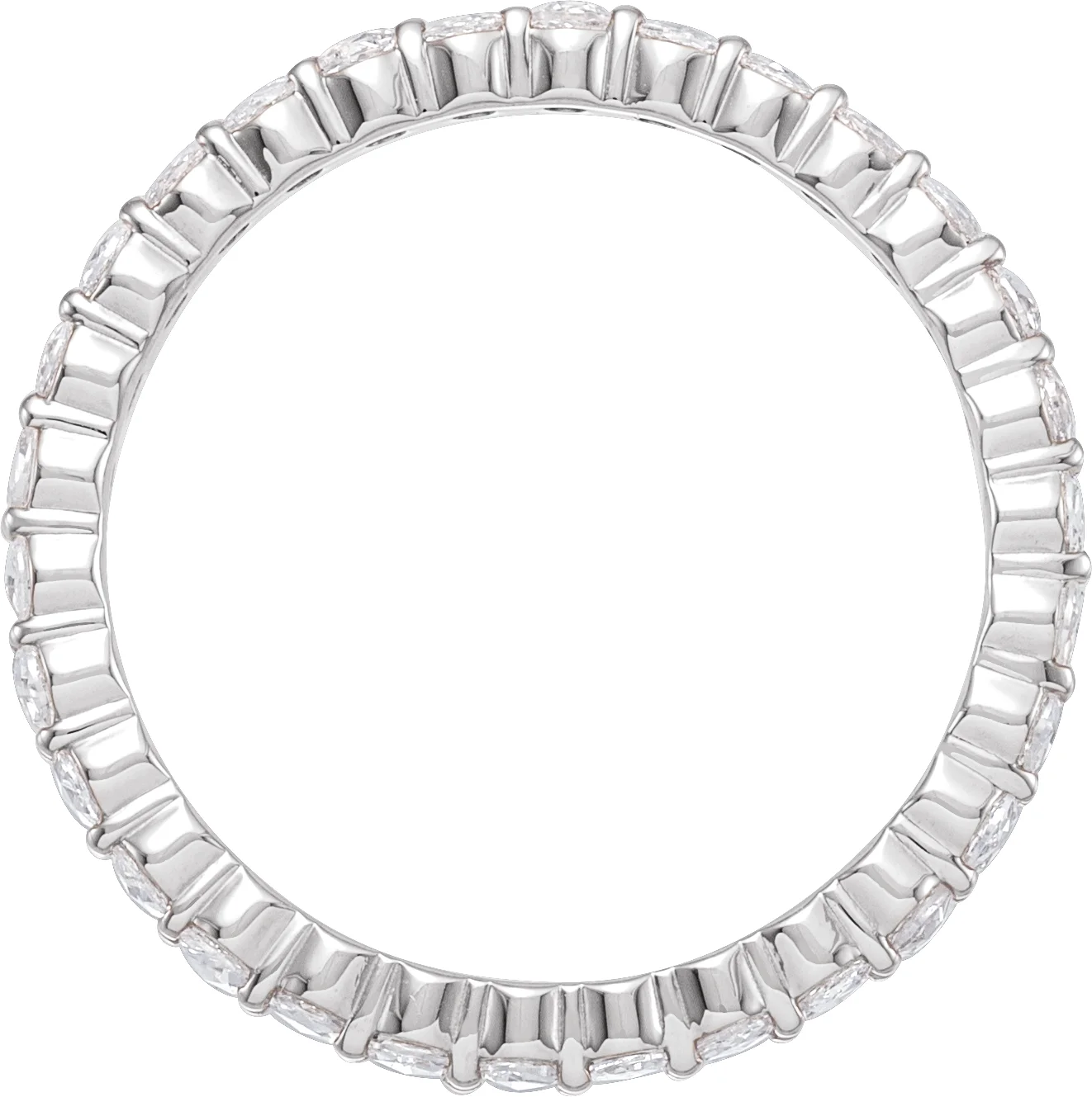 Rose-Cut Eternity Band view 2
