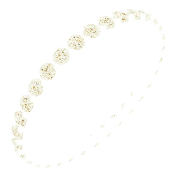 Beaded Shared-Prong Eternity Band band in 14K White Gold | Haejin Jewelry Brooklyn